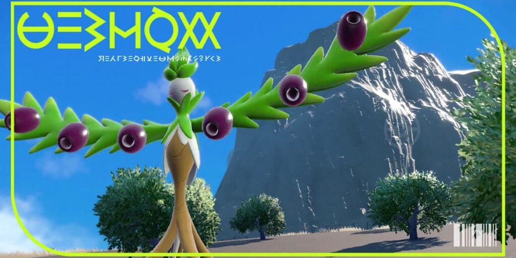 screenshot of arboliva pokedex entry in pokemon scarlet violet