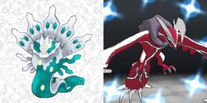 shiny zygarde and shiny yveltal pokemon