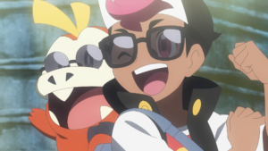 Fuecoco Becomes a Crook Watch Pokemon Horizons Episode 37 English Dub Blissey Husband