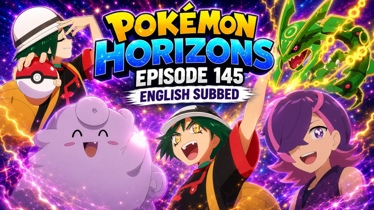 Watch Pokemon Horizons Mega Rayquaza Episode 145