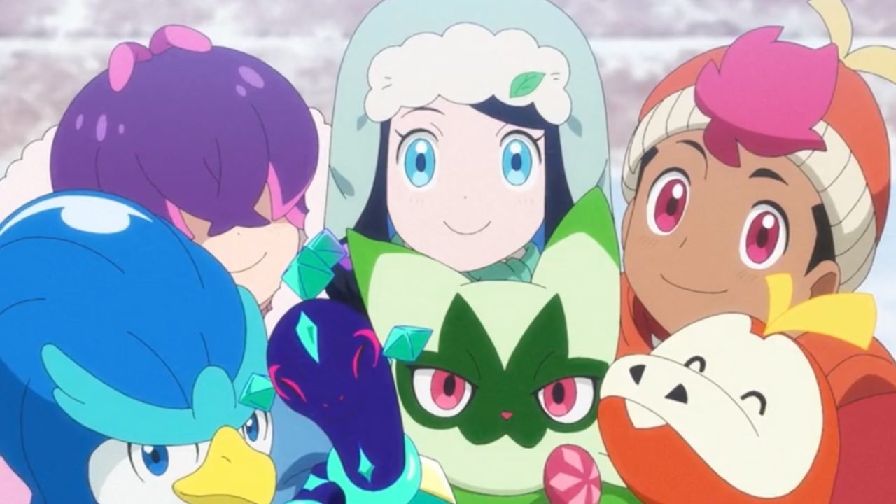 Pokemon Horizons Season 2 HD Poster Blissey Husband